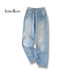 リノアンドコー LENO & CO LUCY ハイウエスト テーパード デニムパンツ インディゴ 02 M 日本製 レディース ジーンズ 美シルエット 定番 きれいめ カジュアル