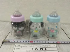 サンリオキャラクターズ ほ乳瓶入りマスコット ベビーマスコットホルダー ポチャッコ シナモロール シナモン バッドばつ丸 哺乳瓶 キーホルダー 2021年 紙タグ付き含む 計3点セット 【1A34I】