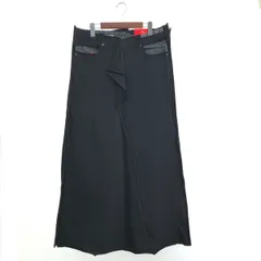 DIESEL ディーゼル デニムロングスカート サイズ:28 異素材/ボタンフライ    ブラック レディース / 240001179889