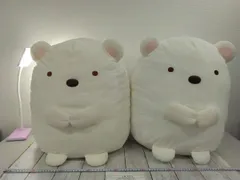 サンエックス すみっコぐらし ぬいぐるみ LL しろくま 特大 BIG 計2点セット 【1A57I】