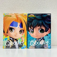 【新品未開封】僕のヒーローアカデミア ヒロアカ Qposket フィギュアセット 緑谷出久 上鳴電気