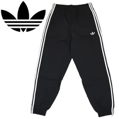 adidas (アディダス) WX565 KE1371 FIREBIRD WOVEN TRACK PANTS トラックパンツ ジャージ ブラック AD352 M