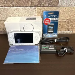 ★美品★ SONY PSP プレイステーション・ポータブル パール・ホワイト(PSP-3000PW)