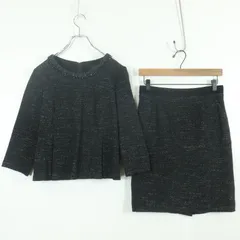 アンタイトル★上下セット！長袖プルオーバー&タイトスカート サイズ2 黒系 z17051