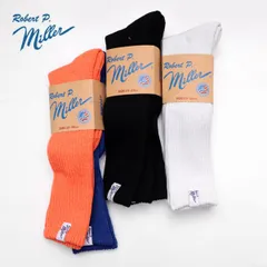 ロバート ピー ミラー【Robert P. Miller】355C 2P LONG SOCKS 23-25cm ロングソックス ルーズソックス 靴下 ロゴ 無地 シンプル 2足セット 長め