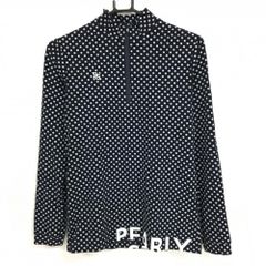 PEARLY GATES ドット柄 ハーフジップ シャツ サイズ1 PEARLY GATES ドット柄 ハーフジップ シャツ サイズ1 - メルカリ