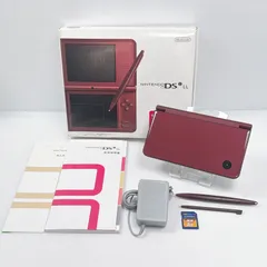 極美品 ニンテンドー DSiLL ワインレッド 遊べるセット 動作確認済み 箱 説明書付き Nintendo ds dsill DSi LL