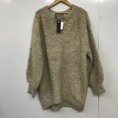 JEANASIS ジーナシス カーディガン 長袖 長袖ニットカーディガン 前ボタン ノーカラー シャギーブークレTNPO