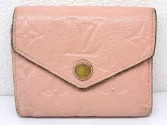 ヴィトン M62936 SP3169 ■ ポルトフォイユ ゾエ コンパクトウォレット モノグラムアンプラント ピンク LOUIS VUITTON □7L