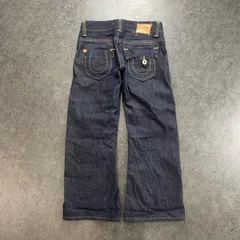 USA製 True Religion Y2K Denim Flare Jeans Bootcut トゥルーレリジョン フレアジーンズ ジーパン デニムパンツ ブーツカット ボタンフライ 濃紺