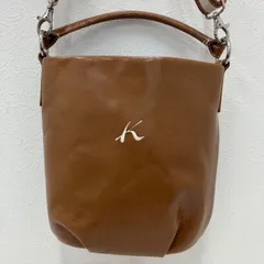 8289　2way　Kitamura キタムラ　ショルダーバッグ　ハンドバッグ　キャメル　レザー　レディース　きれいめ　上品　シンプル　カジュアル