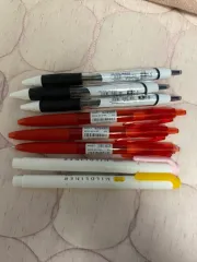 新品) ジェットストリーム ボールペン 黒赤/ マイルドドライナー 蛍光ペン ピンク黄