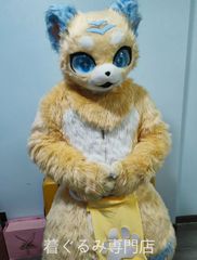 猫 白 着ぐるみヘッド マスク 全頭ヘッド ケモノ ファースーツ