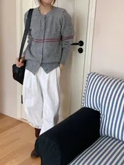 インナーニット ニットカーディガン カーディガン セーター レディース 秋 冬 クルーネック 前開き 女性 コート アウター ニットセーター 