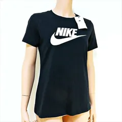 ME1-838☆新品タグ付き NIKE ナイキ The Nike Tee ブラック トップス Tシャツ アパレル Lサイズ レディース     ■