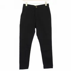 アーバンリサーチ URBAN RESEARCH テーパードチノパンツ UL12-OM05009 ジップフライ ストレッチ XS 黒 ブラック /KU