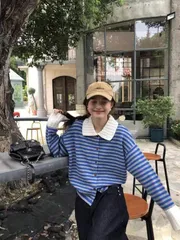 セーター レディース ニットカーディガン ボレロ ボーダー柄 Vネック ショット丈 羽織り アウター 秋服 セーターアウター 厚手 前開きボタ