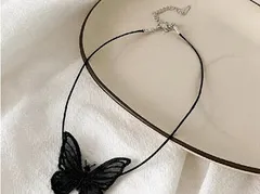 バタフライチョーカー 蝶々 アクセサリー ネックレス ペンダント　920050F