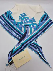 【新品】EMILIO PUCCI レディーススカーフ シルク100% MADE IN ITALY