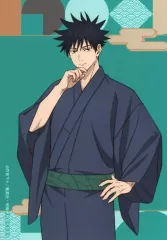 【中古】キャラカード 伏黒恵(半身) 「呪術廻戦 描き下ろし 浴衣ver. トレーディングブロマイド」