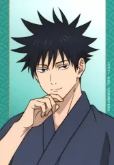 【中古】キャラカード 伏黒恵(バストアップ) 「呪術廻戦 描き下ろし 浴衣ver. トレーディングブロマイド」