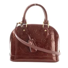 ルイヴィトン LOUIS VUITTON ヴェルニ アルマBB 2WAYバッグハンド ショルダー 2WAY モノグラム エナメル 赤 レッド M91678 /AQ ■OS ■OH