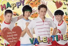 【中古】ポストカード(男性) バレンタイン・ポストカードA 「ミュージカル テニスの王子様 3rdシーズン 青学 vs 山吹」 バレンタイン公演来場者特典