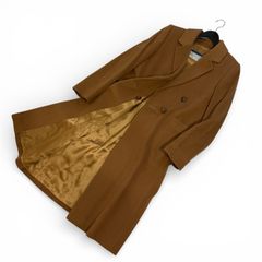 美品　Aquascutumアクアスキュータム　チェスターコート　キャメルXL 美品 Aquascutum アクアスキュータム ピュアカシミヤ100％ ダブル