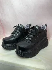 ★新品未使用★27.0cm　ヨースケ YOSUKE 厚底スニーカー メンズ 歩きやすい 8cm 台形 厚底ソール　MY1381-446