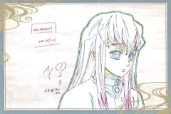 【中古】ポストカード 時透無一郎(横/右向き) 原画ポストカード 「テレビアニメ 鬼滅の刃 無限列車編×ufotable DINING」 お楽しみくじ Wチャンス賞おすそわけ景品