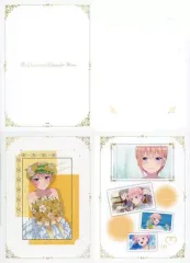 【中古】ポストカード 中野一花 特製ウェディングポストカード 「くじ引き堂 五等分の花嫁 Newtype オンラインくじ」 D-1賞