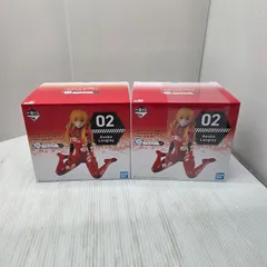 1 S01263 一番くじ エヴァンゲリオン～初号機、暴走！～ B賞 アスカ・ラングレー フィギュア 2セット おもちゃ 未開封