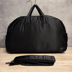 ✨PORTER ポーター タンカー 2WAY ボストンバッグ ブラック 大型 大容量 ショルダー付き✨