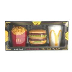 マクドナルド フィギュア ビッグマック初号機＆マックフライポテト弐号機＆マックシェイク零号機 「マクドナルド×エヴァンゲリオン」 バリューセット 開封品