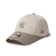 [即納]NEWERA ニューエラ 9TWENTY MLB Chain Stitch チェーンステッチ ニューヨーク･ヤンキース アイボリー/ペブル　CAP 調節可能 メンズ　プレゼント ギフト 贈り物