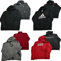 古着卸 スポーツブランドMIX スウェット 8枚セット (メンズ L /XL ) アディダス リーボック アンダーアーマー カッパ 中古 古着 ND2972