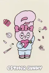 【中古】ポストカード エスターバニー(目がハート) ポストカード 「Esther Bunny -エスターバニー- ART EXHIBITION by Esther Kim ～Pieces of my dreams and memories～」