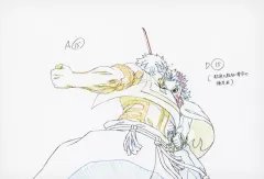 【中古】ポストカード 煉獄杏寿郎＆猗窩座(無限列車編 32話 C170B/A15) 「柱-表情」原画ポストカード 「アニメ 鬼滅の刃 柱展 -そして無限城へ-」