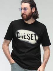 DIESEL ディーゼル オーバルDロゴ Tシャツ 半袖 ブラック - メルカリ