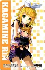 【中古】キャラカード(キャラクター) 鏡音リン ビジュアルプラカード 「VOCALOID」 39の日フェア in アニメイト 初音ミク関連商品購入特典 
