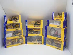 【52661】　コマツ　KOMATSU　株主優待　非売品　オリジナルミニチュア　11種　重機　フィギュア　未開封品　自宅保管品