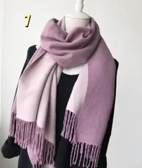 送料無料■新品 上質 大判 ストール 上品 通勤 防寒  リバーシブル仕様 ストール マフラー
