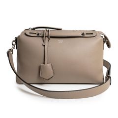 （未使用　展示品）フェンディ FENDI ピーカブー アイシーユー ミディアム イントレッチオ マイクロ FF セレリア 2way ショルダー ハンドバッグ 斜め掛け ナッパレザー クオイオローマ オレンジ ホワイト 白 シルバー金具 8BN321 フェンディ ピーカブー アイシーユー ミディアム イントレッチオ