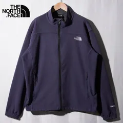 ノースフェイス THE NORTH FACE フリース XL 相当 表記 L ネイビー  US企画 WINDWALL ウインドウォール ロゴ刺繍 テック ストリート オーバーサイズ ビッグシルエット Y2K 古着 N320