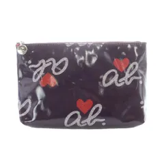 アニエスベー ボヤージュ Agnes b. VOYAGE ポーチ パープル 紫 総柄 /RI ■OS