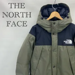【中古品】THE NORTH FACE ノースフェイス マウンテン ダウン ジャケット ND91930 サイズL カーキ系 メンズ