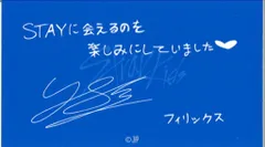 StrayKids 2022MANIAC inJAPAN FELIX メッセージカード 青