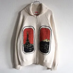【未使用品】KENZO【City Zipped Cardigan】M ケンゾー ニット ジップ ジャケット ウール コットン 26010080のサムネイル