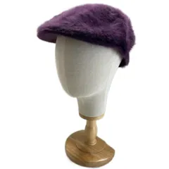 KANGOL　ハンチング　帽子　ファー帽子　無地　ワンポイント　ブランドロゴ　刺しゅう　ストリート　グッズ　古着