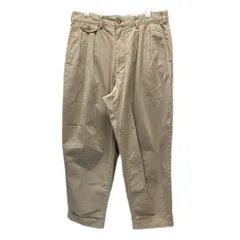 BEAMS　綿パン　チノパン　ボトムス　ジップフライ　無地　日本製　カジュアル　古着